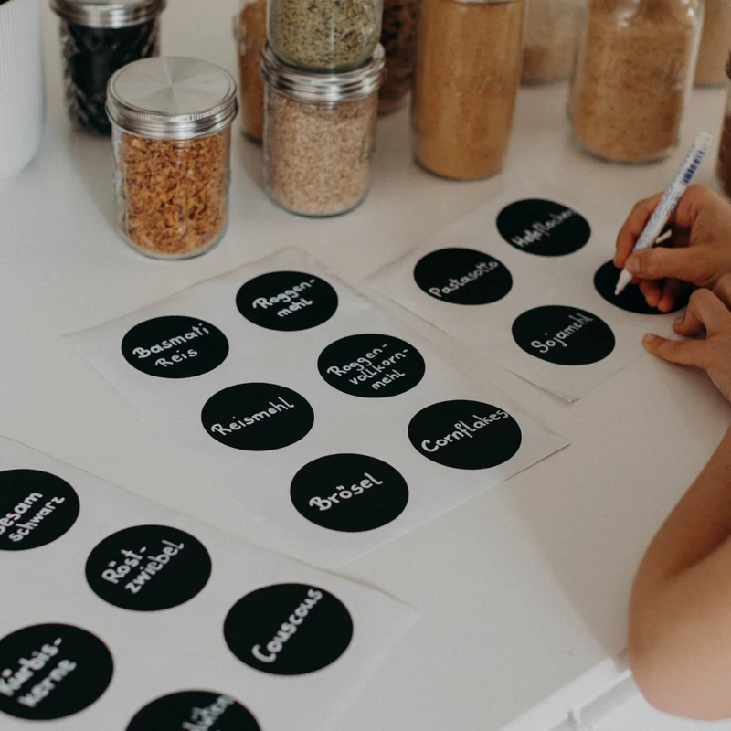 Tafelfarbe Sticker | Lioleli Mason Jar
