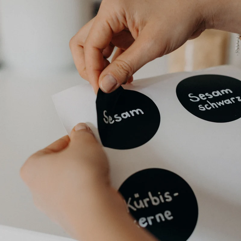 Tafelfarbe Sticker | Lioleli Mason Jar