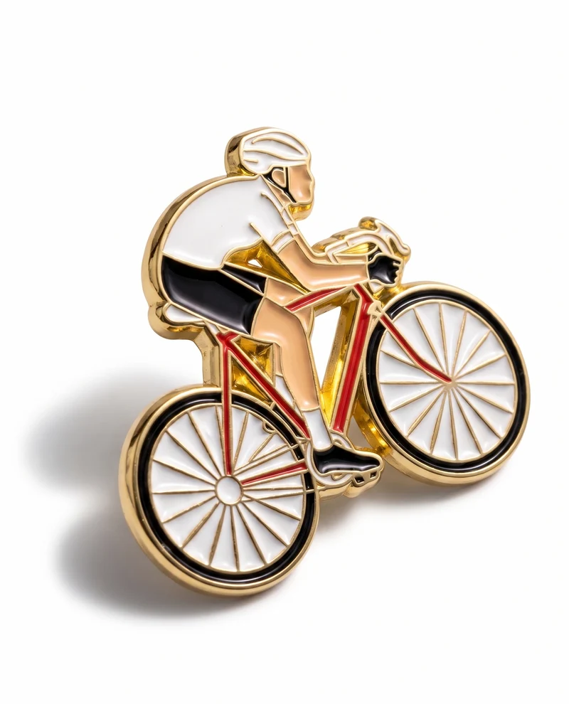 Anstecker Fahrrad bunt
