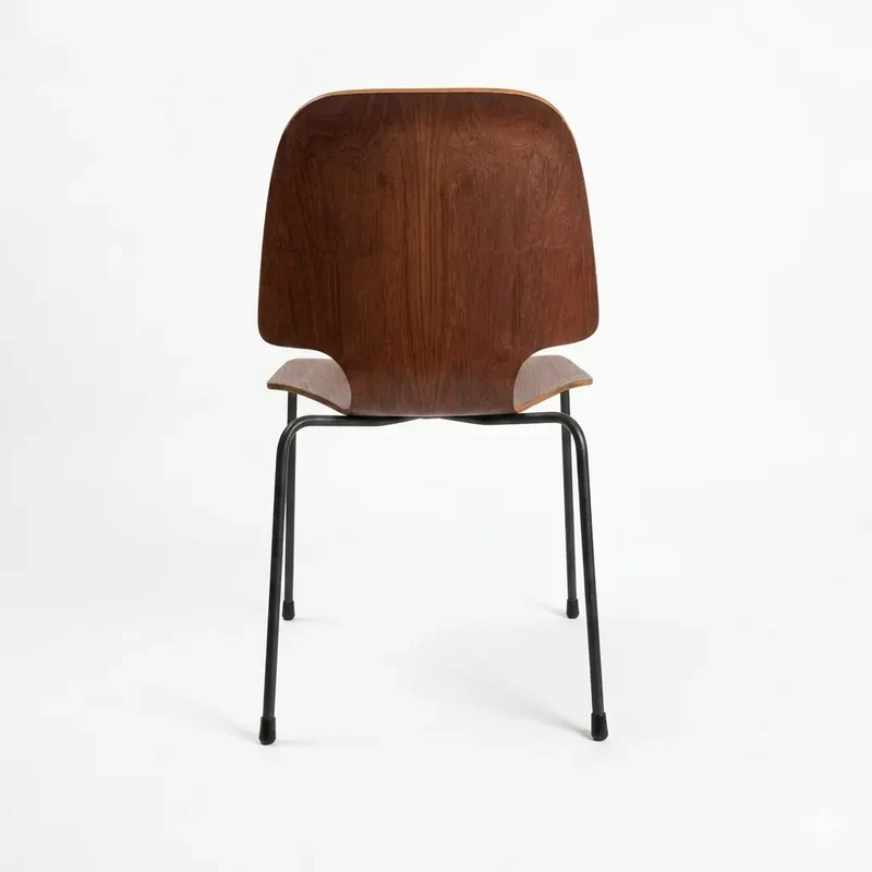 Vintage Stapelstuhl aus Teak-Schichtholz – Mid Century, 1950/60er