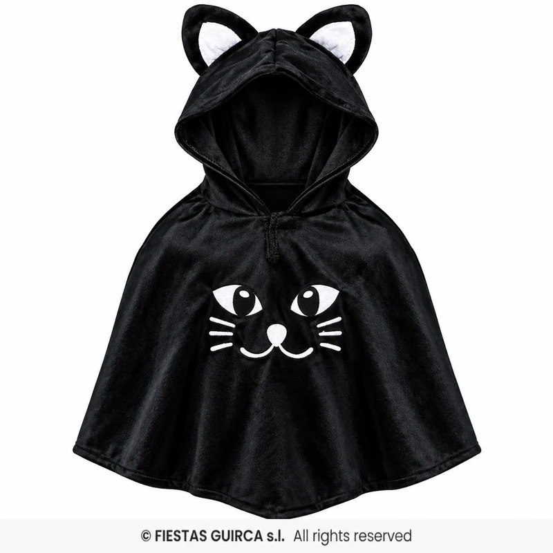Halloween Babykostüm "Süße Katze" für Kinder | Poncho
