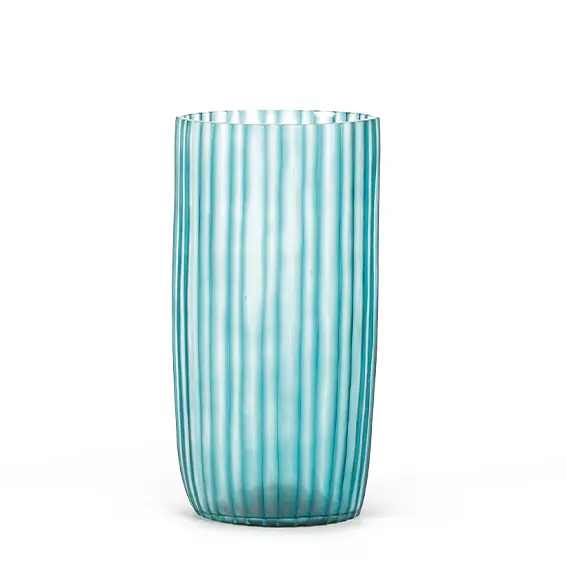 GUAXS Siena Vase clear/petrol