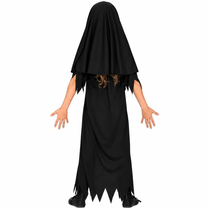Halloween Kinderkostüm "Horror Nonne" | Kleid und Haube