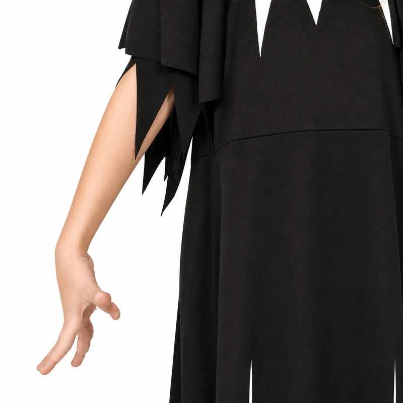 Halloween Kinderkostüm "Horror Nonne" | Kleid und Haube