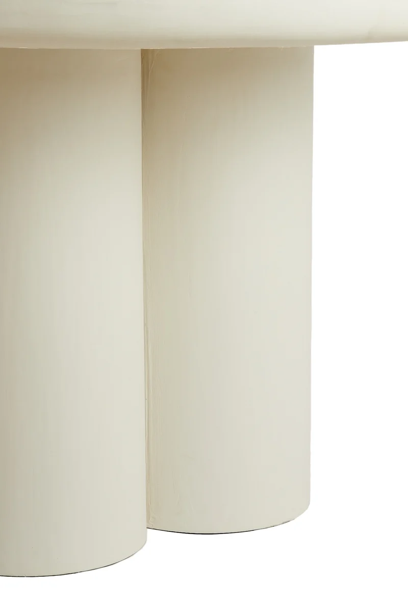 Esstisch MIZUHO crème Ø130x78cm