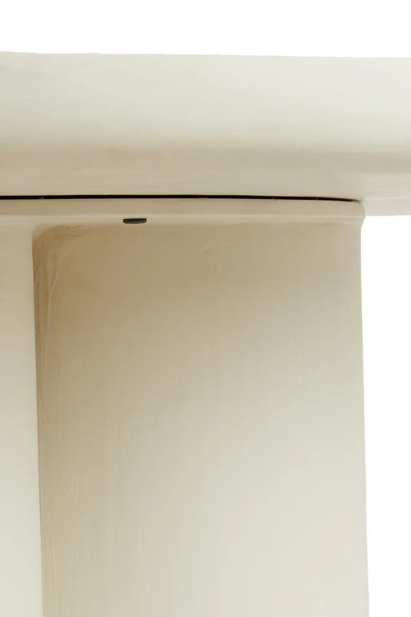 Esstisch MIZUHO crème Ø130x78cm