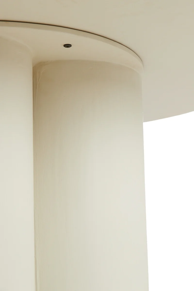 Esstisch MIZUHO crème Ø130x78cm