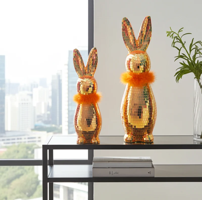 Spiegelmosaik-Hase GLAMMY