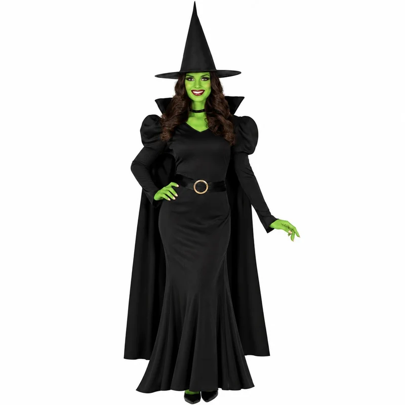 Halloween Damen Kostüm "Hexe Black Witch" | 4-tlg.