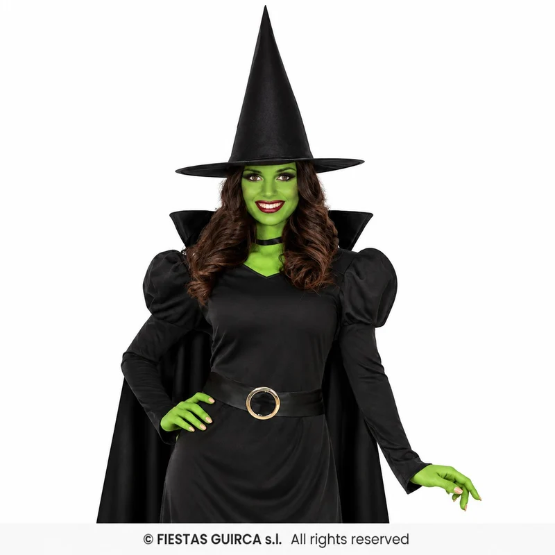 Halloween Damen Kostüm "Hexe Black Witch" | 4-tlg.