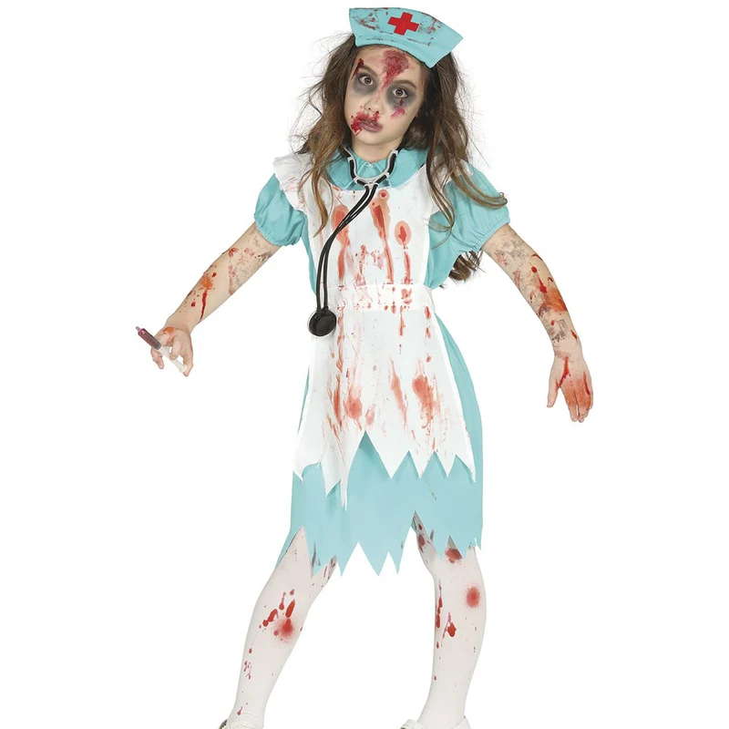 Halloween Kinderkostüm "Zombie Krankenschwester" | 3-tlg.