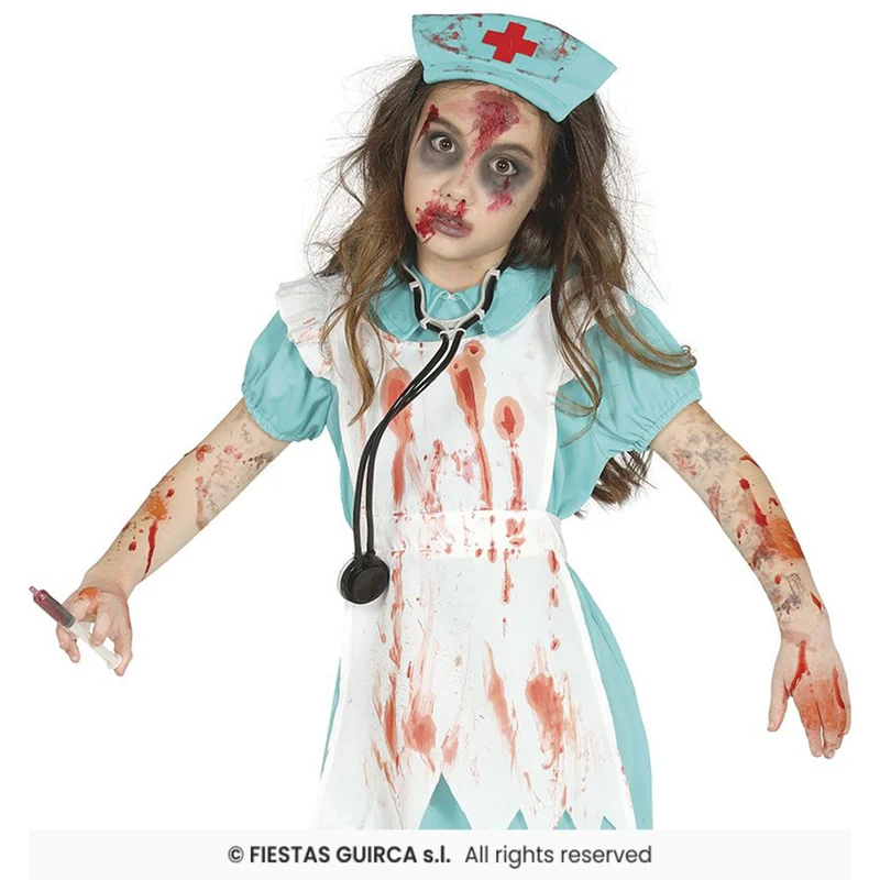 Halloween Kinderkostüm "Zombie Krankenschwester" | 3-tlg.