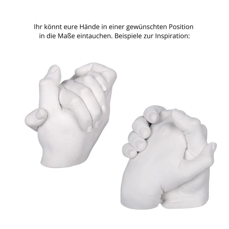 DIY Gips Abform Set Hände für Freie Trauungen