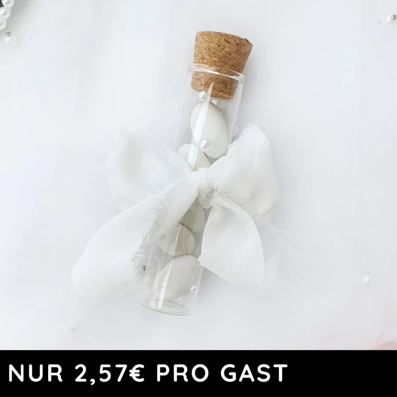 Gastgeschenk Set Perlen mit italienische Mandeln (für 48 Gäste)