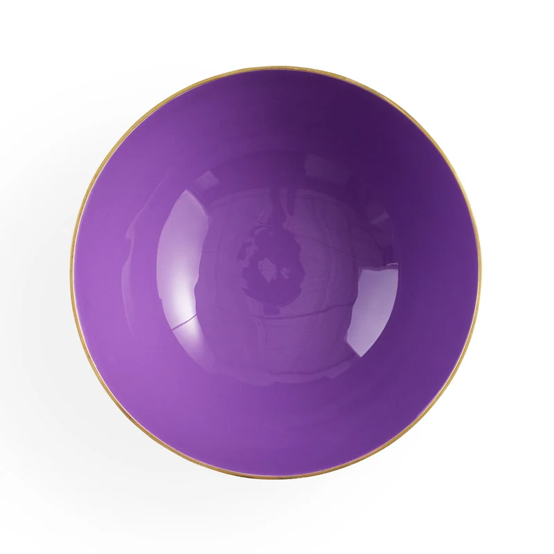Messing Bowl OSCAR AMETHYST gold/lila