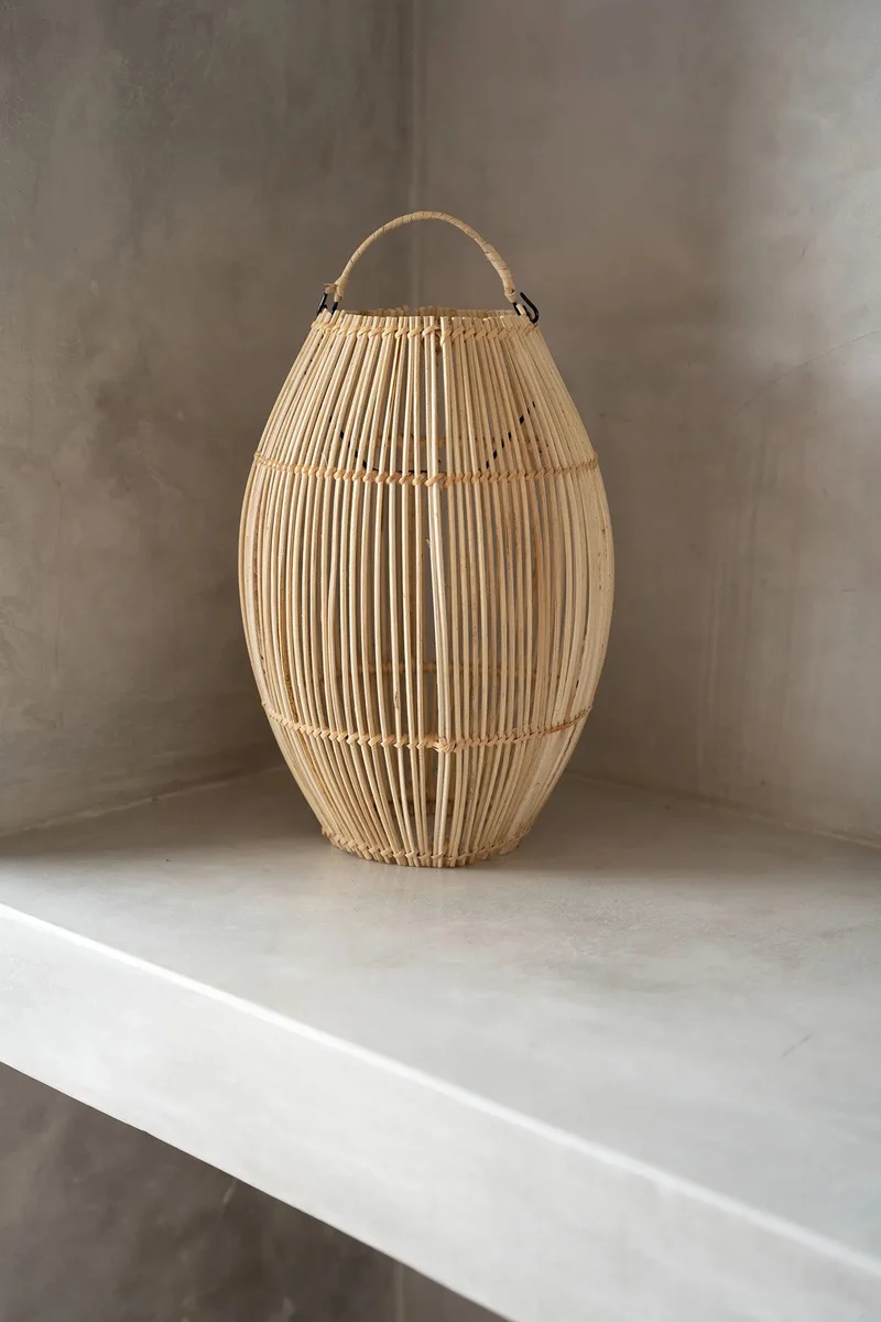 Lampenschirm aus Rattan Zuri