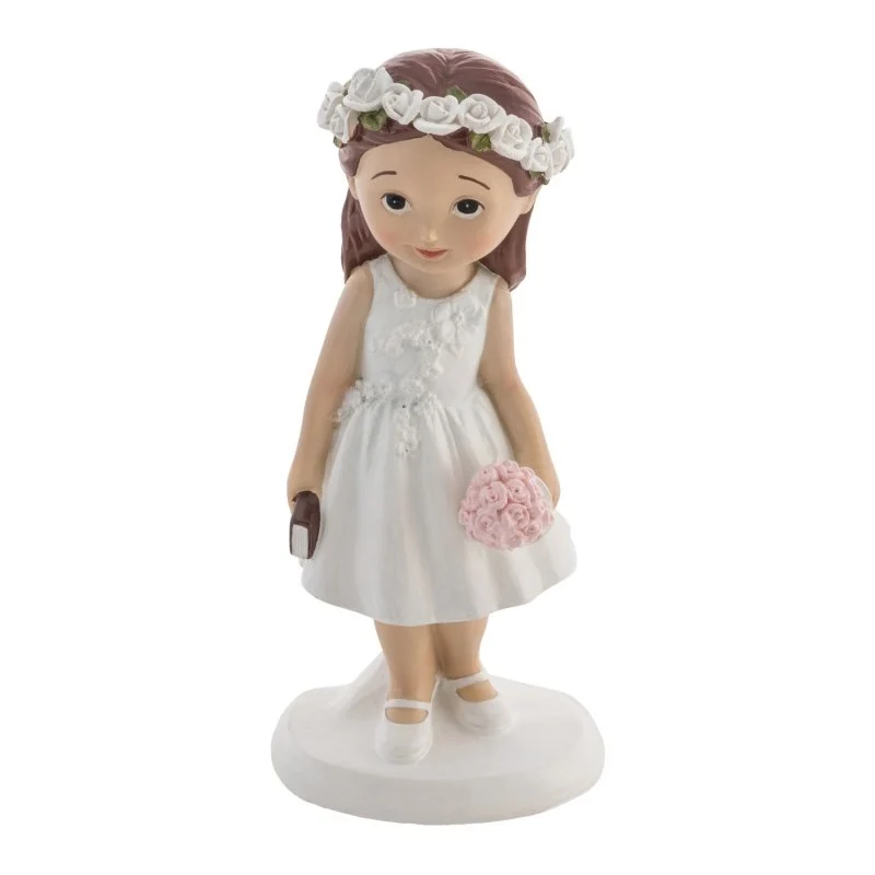 Tortenfigur Kommunion Mädchen