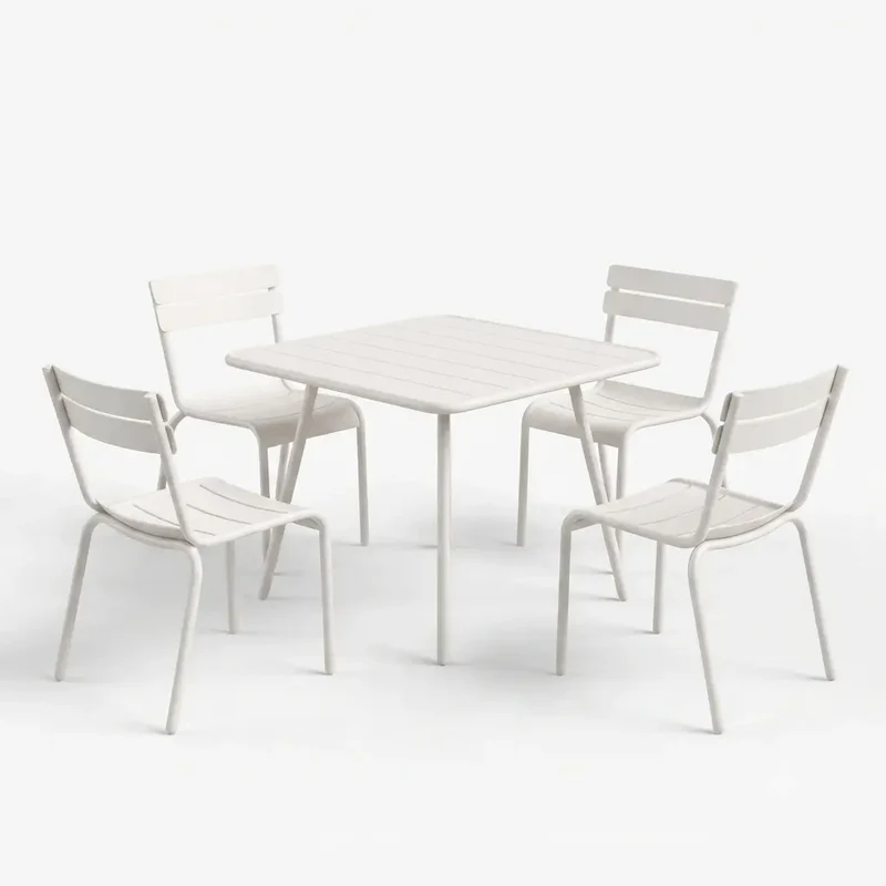 Fermob Luxembourg Gartenmöbelset (Tisch + 4 Stühle)