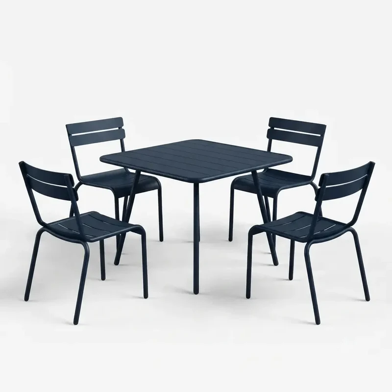 Fermob Luxembourg Gartenmöbelset (Tisch + 4 Stühle)