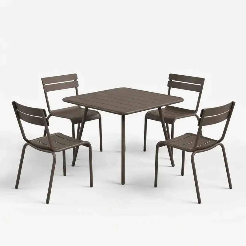 Fermob Luxembourg Gartenmöbelset (Tisch + 4 Stühle)