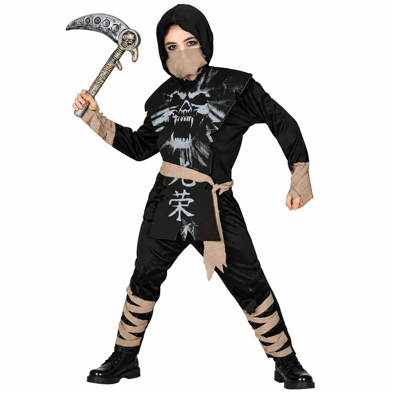 Halloween Kinderkostüm "Ghost Ninja" | 6-tlg.