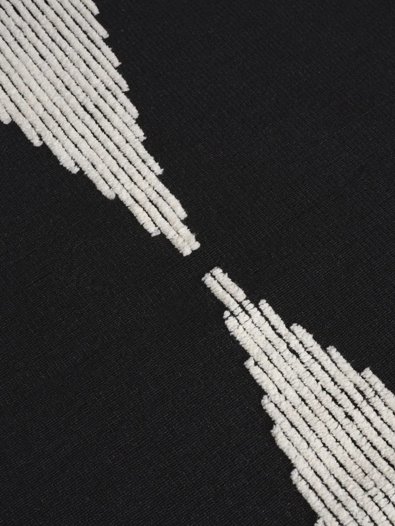 Wedge Rug - Schwarz & Weiß Design Teppich