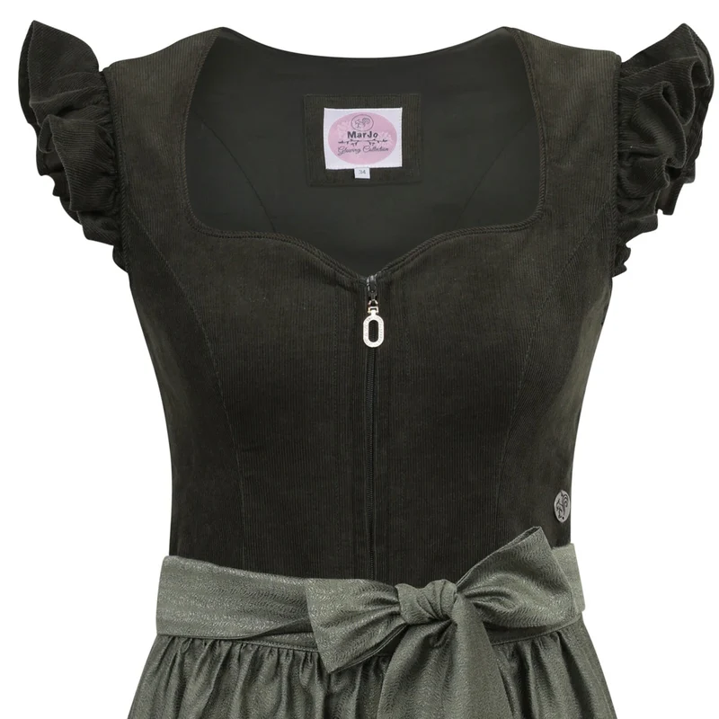 MarJo Dirndl Ansfelden Tanne Flügelarm Abnehmbar 70cm
