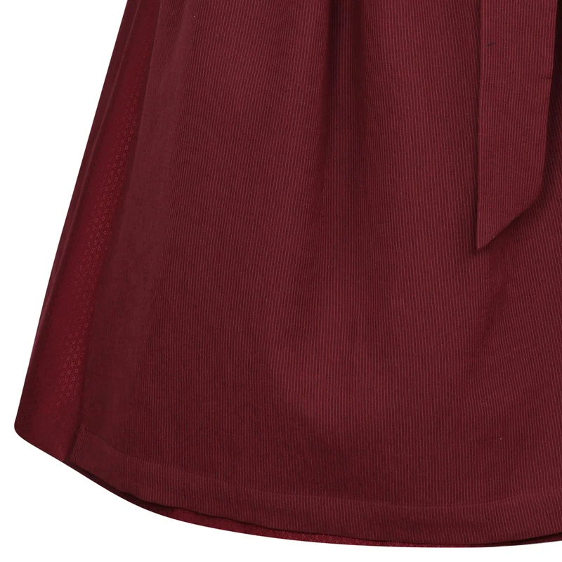 MarJo Dirndl Hochwinkel Wine Abnehmbare Flügelärmel 70cm