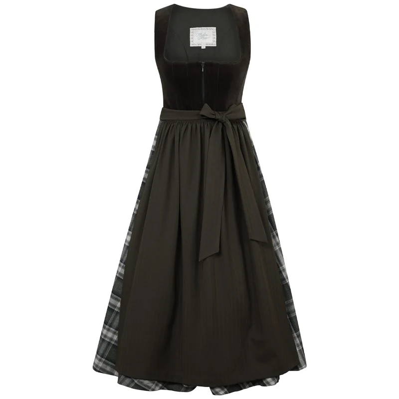 Madame Marie Dirndl Cyna Tanne Reißverschluss 75cm