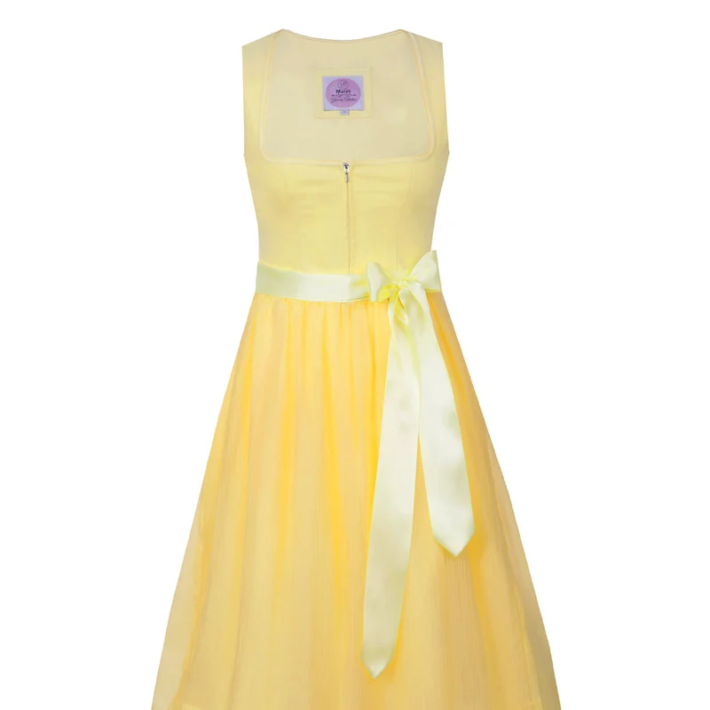 MarJo Dirndl Hofstetten Zitrone Reißverschluss 70 cm