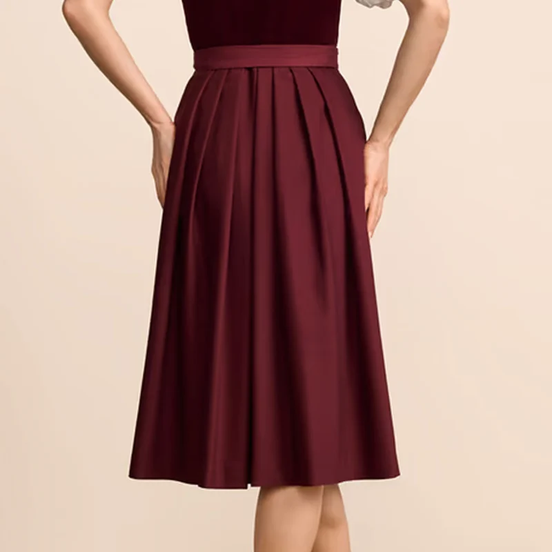 Krüger Dirndl Naomie Bordeaux Samt 70cm