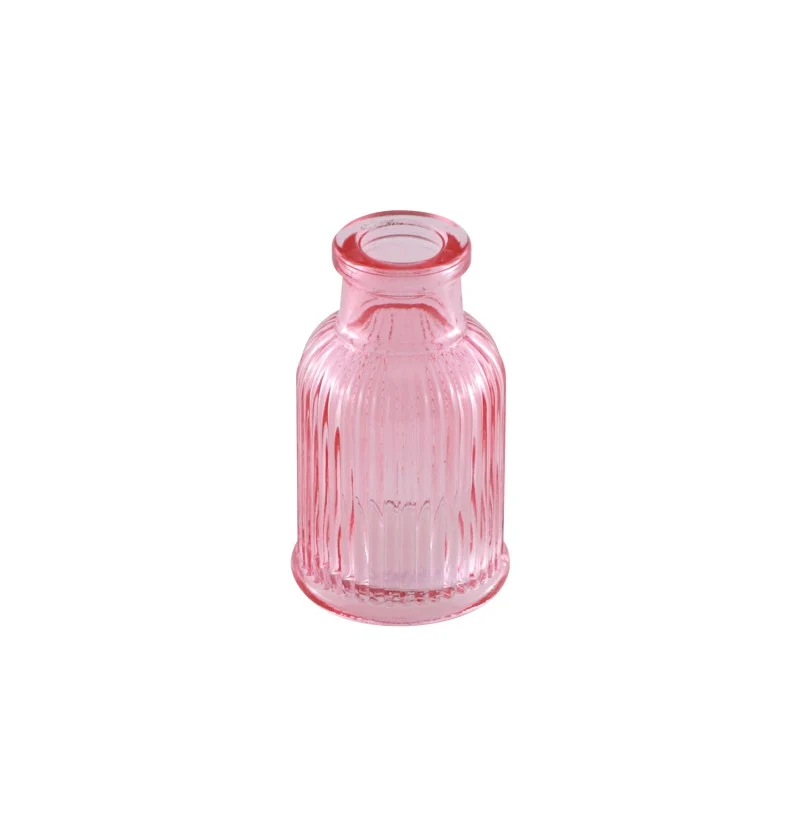 Mini Vase aus Glas gestreift (1 Stück)