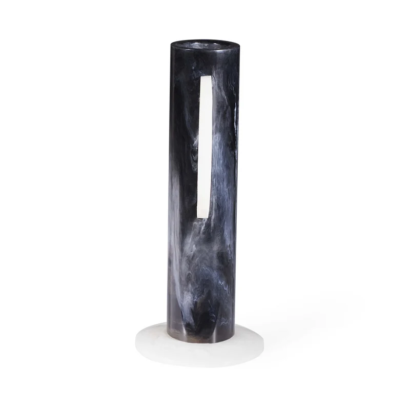 Vase COMO CYLINDER schwarz/weiß