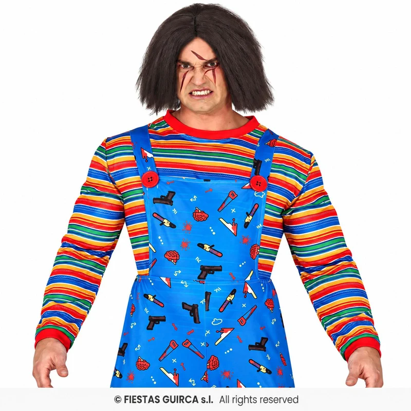 Halloween Herren Kostüm "Killer Puppe" | Anzug