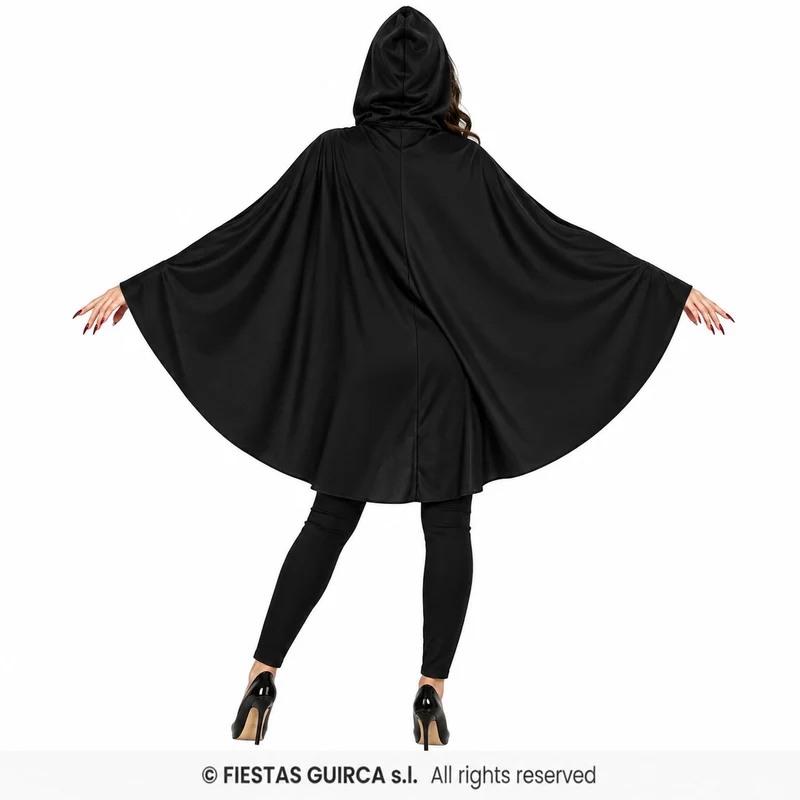 Halloween Damen Kostüm "Kürbis" Poncho