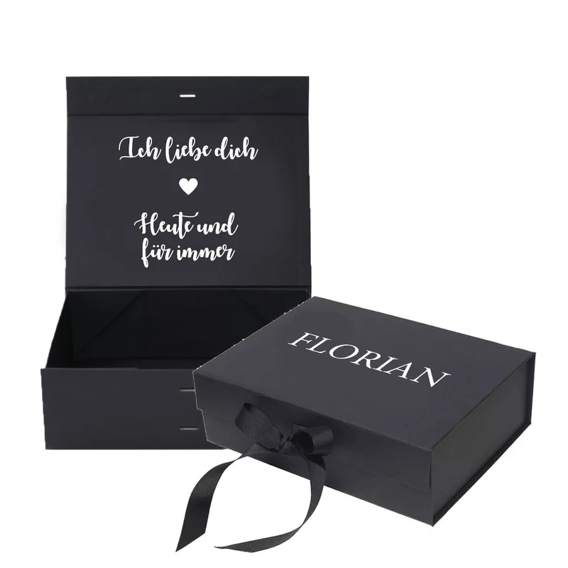 Personalisierte Geschenkbox für den Bräutigam am Hochzeitsmorgen