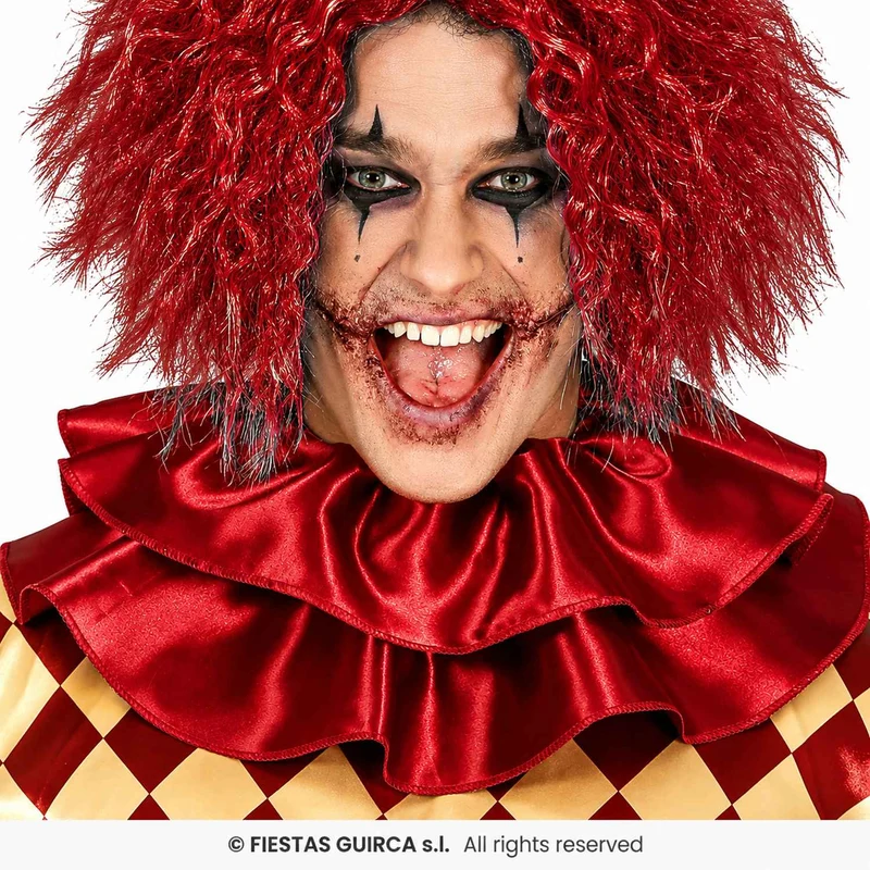 Halloween Herren Kostüm "Horror Clown Black Red" | 3-tlg.