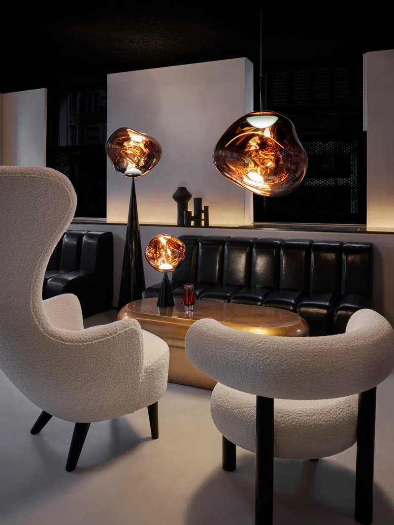 Melt Medium Pendant - kupferfarbene Design Leuchte