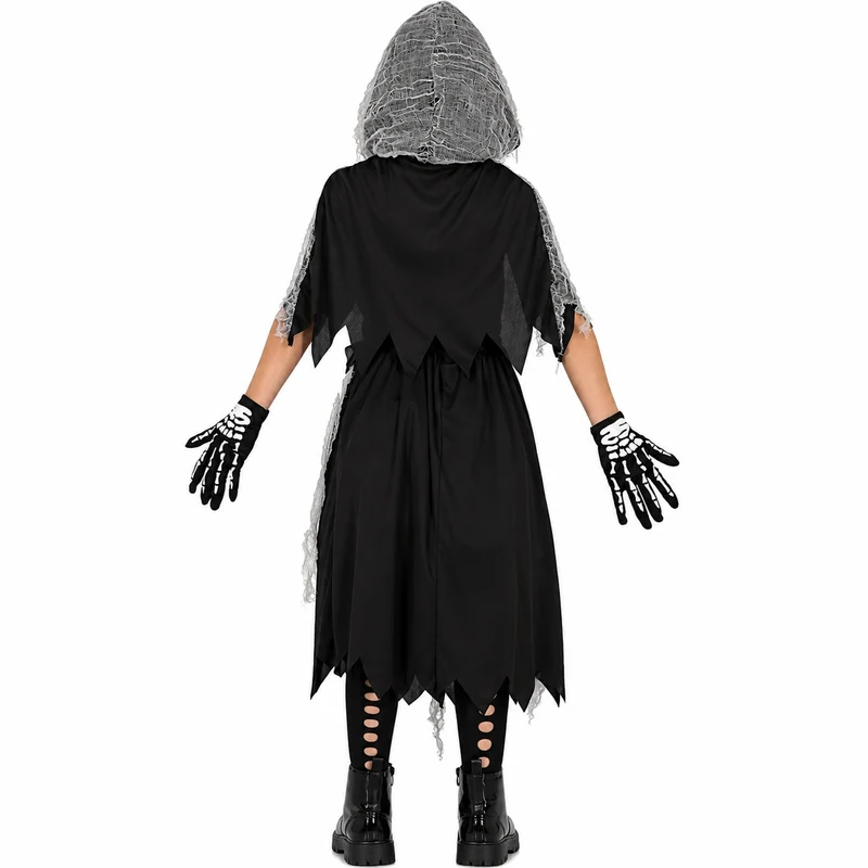 Halloween Kinderkostüm "Skelett Sensenmann" | 3-tlg.