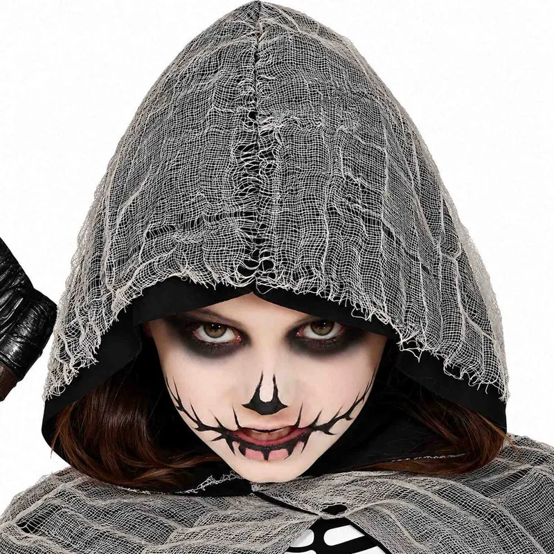 Halloween Kinderkostüm "Skelett Sensenmann" | 3-tlg.