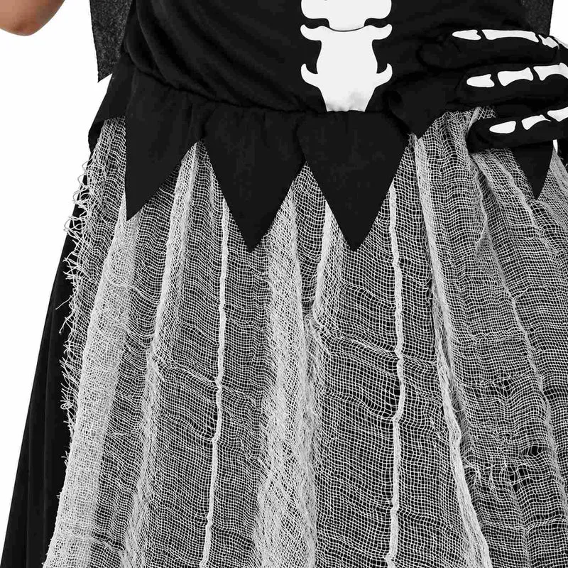 Halloween Kinderkostüm "Skelett Sensenmann" | 3-tlg.