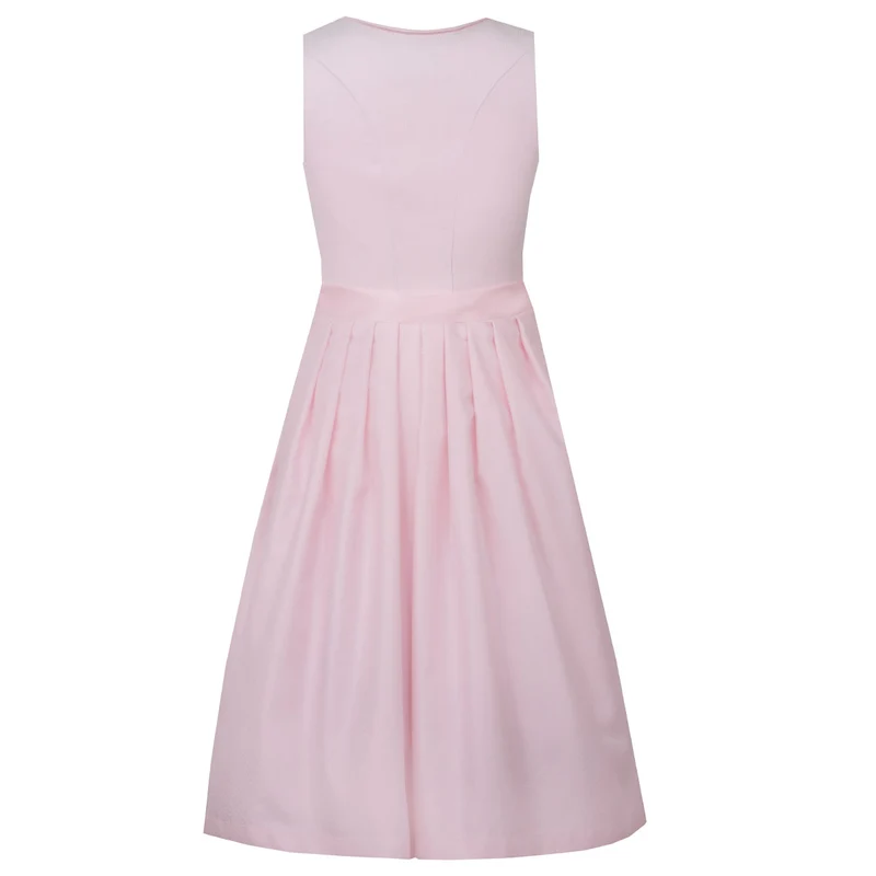 MarJo Dirndl Hofstetten Puderrosa Reißverschluss 65 cm
