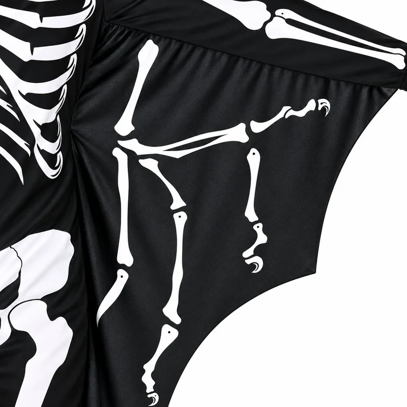 Halloween Kinderkostüm "Skelett Fledermaus" | Overall