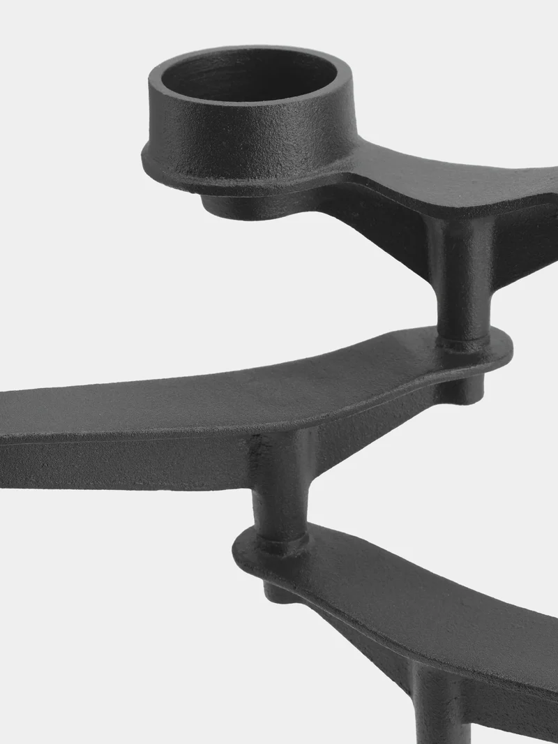 Spin Mini Candelabra - Kerzenständer in schwarz