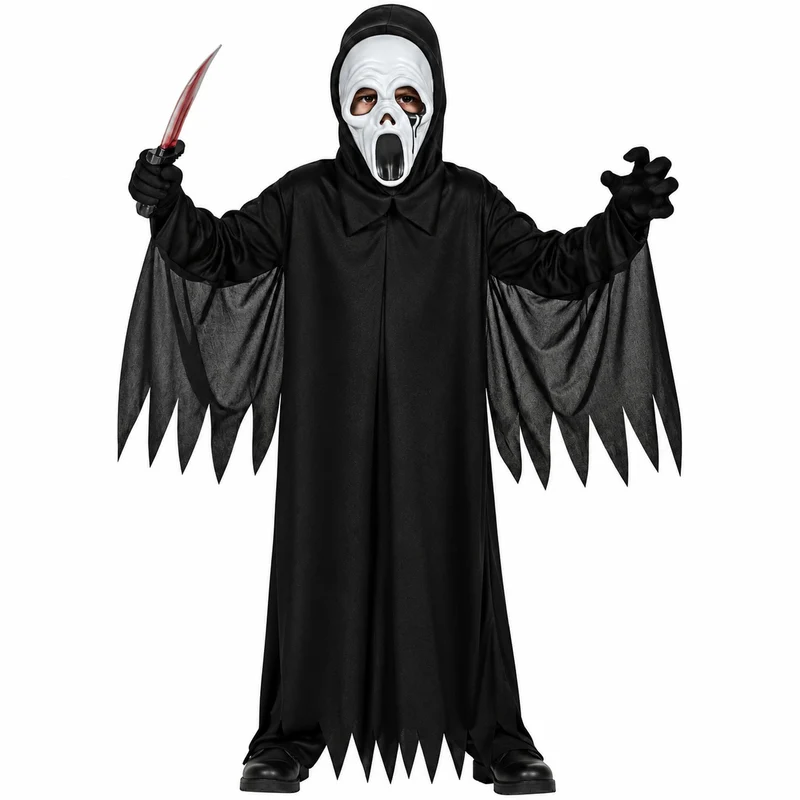 Halloween Kinderkostüm "Sensenmann" | 2-tlg. mit Maske