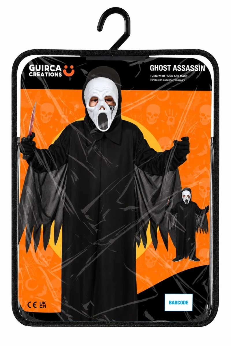 Halloween Kinderkostüm "Sensenmann" | 2-tlg. mit Maske