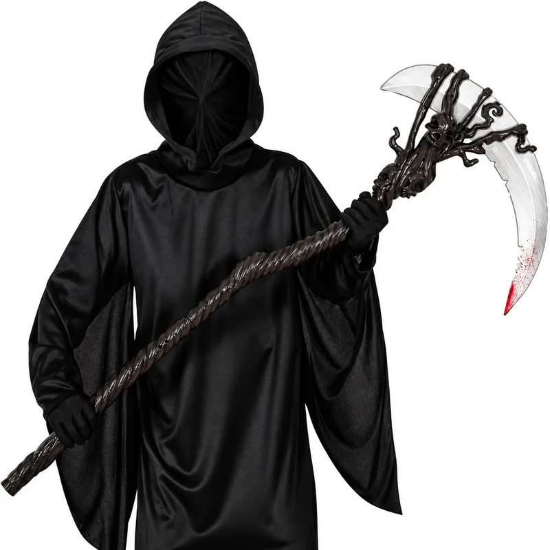 Halloween Kinderkostüm "Schwarzes Phantom" | 2-tlg.