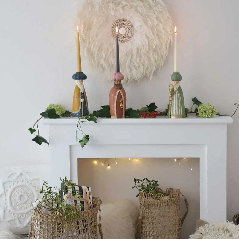 Heilige 3 Könige im Vintage Style -Farbe ROSE