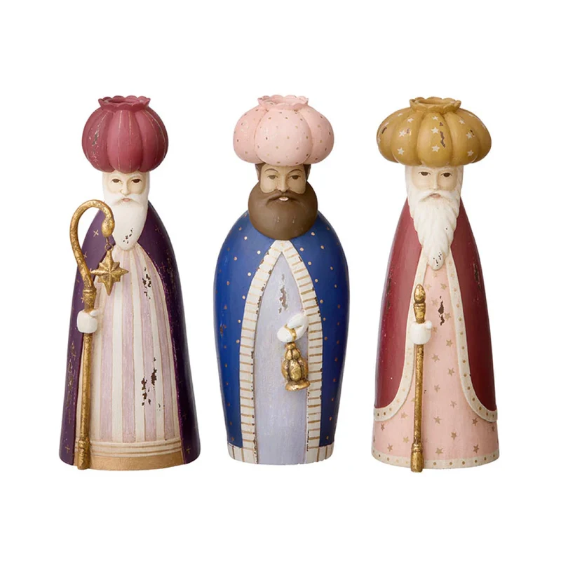 Heilige 3 Könige im Vintage Style -Farbe ROSE