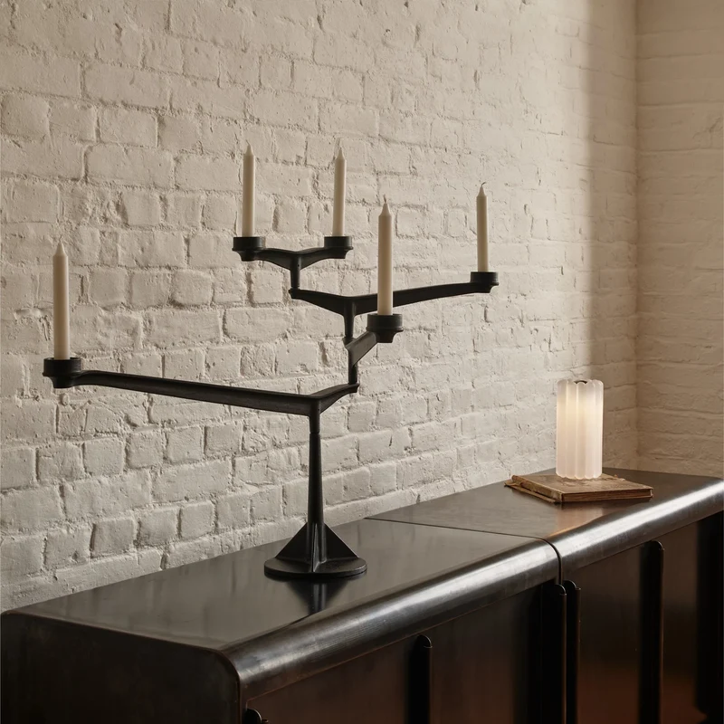 Large Candelabra - Design Kerzenständer in schwarz